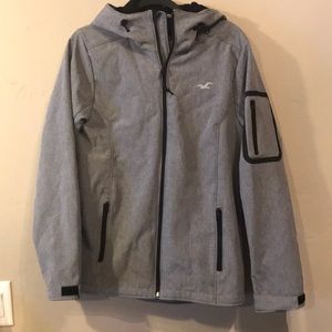 Hollister fleece lined water resistant jacket